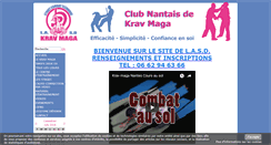 Desktop Screenshot of kravmaganantes.com